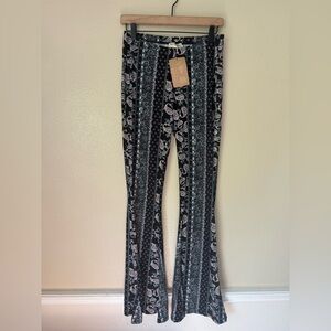 Bear Dance Paisley Flare Pants